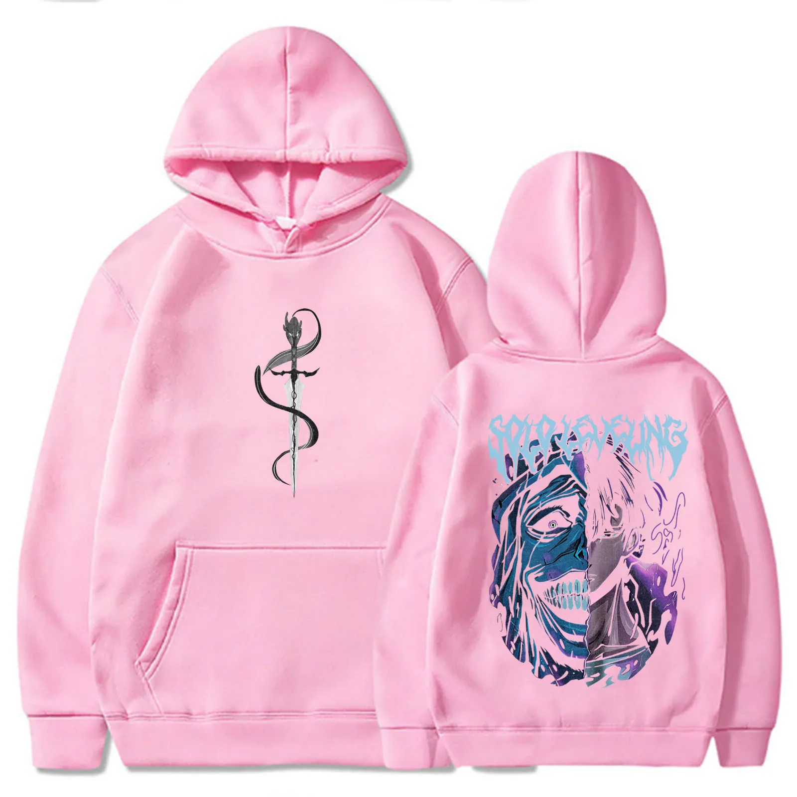 Solo Leveling Statue of God Hoodie Sung Jinwoo Hoodie  Anime Graphic Tees  Anime Sweatshirts Women Men Gift Streetwear 4
