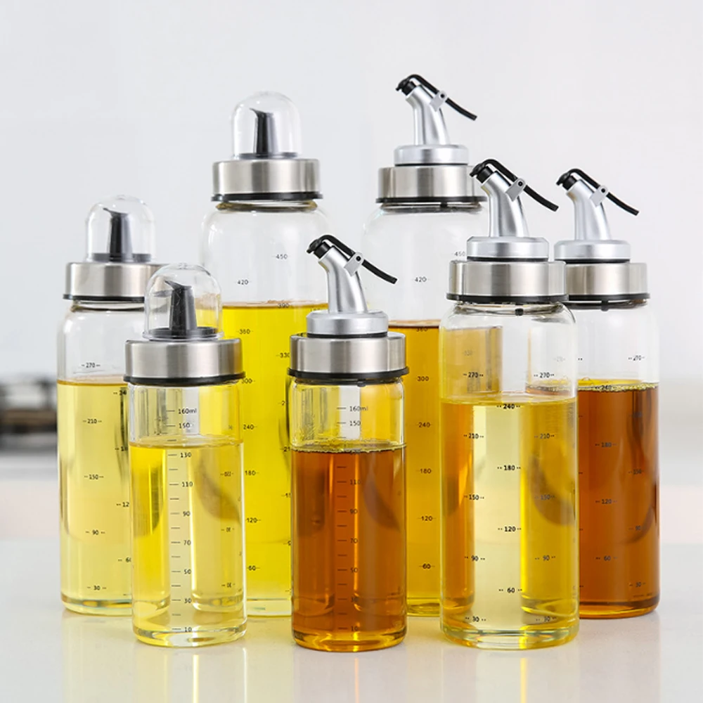 1Pcs Vinegar Spray Oil Sprayer Press Type Oil Bottle for Kitchen