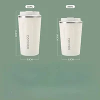 510ml Stainless Steel Coffee Cup Travel Thermal Mug Leak-Proof Thermos Bottle Tea Coffee Mug Office Business Style Thermos 6