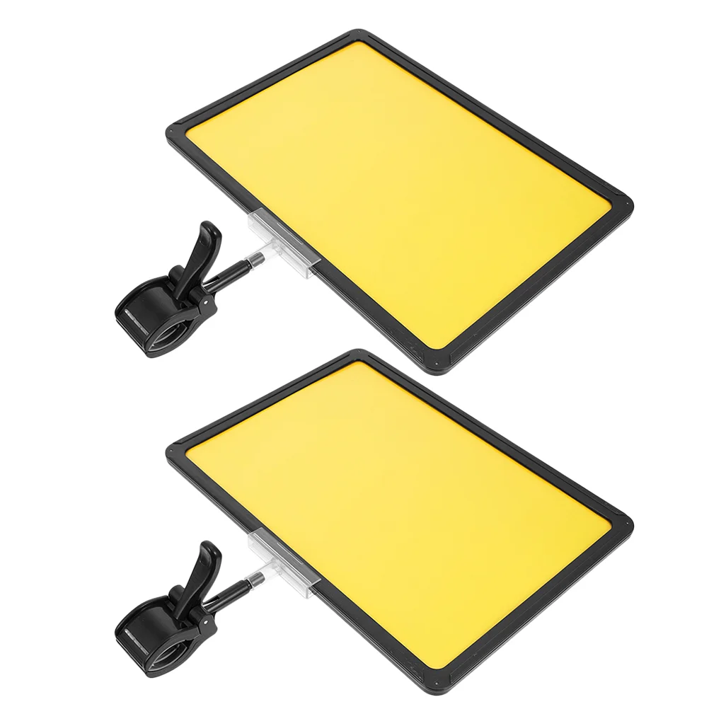 

2 Pcs Commodity Clip Discount Display Label Discount Display Abs Supermarket Tag Holder