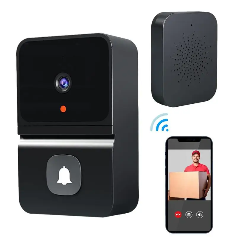 

HD Door Camera Wireless Doorbell WiFi Outdoor Home Security System Door Bell Night Vision Video Intercom Voice Function