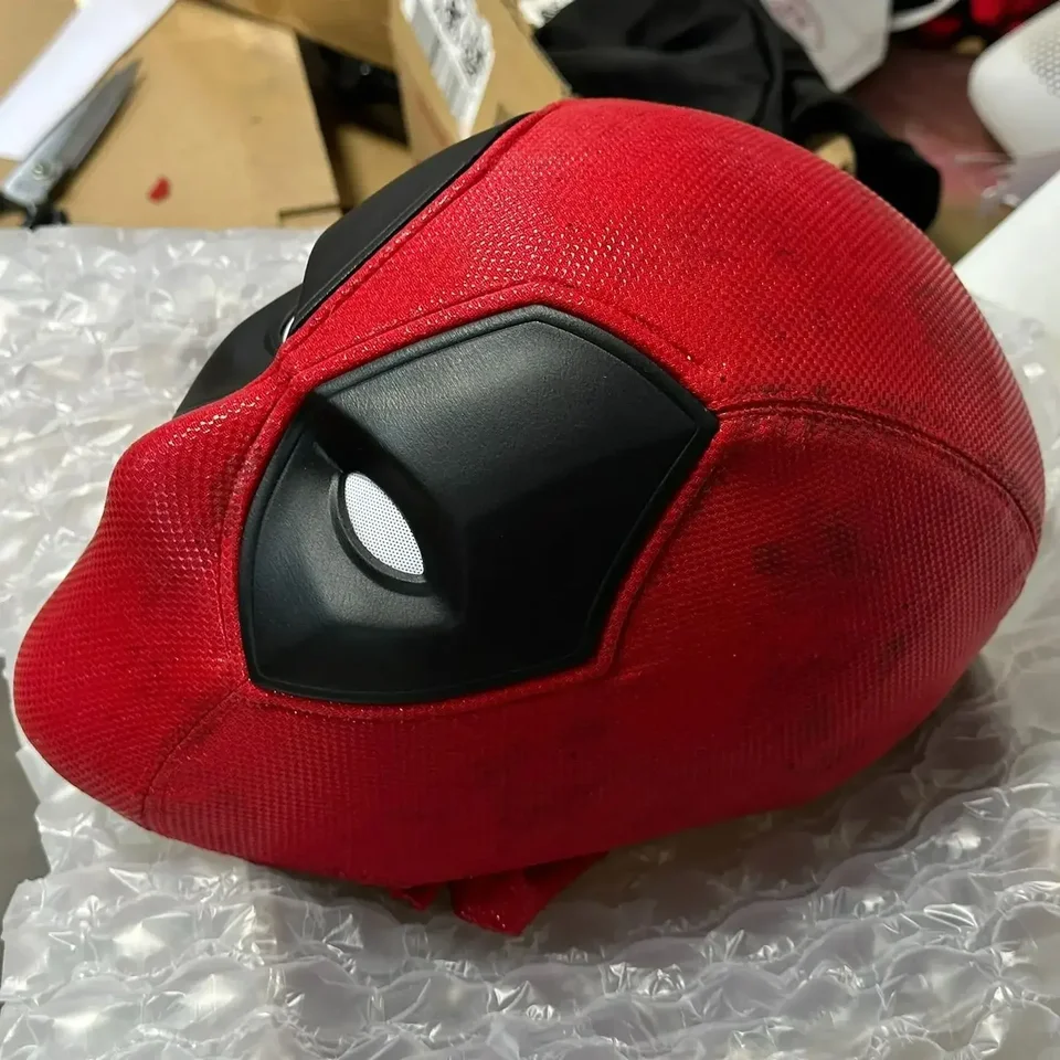 デッドプール3 マスク コスプレ マーベル 1/1 60cm マーベルデッドプールマスク 1:1 3D 手作りハロウィンコスプレ