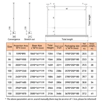 110 Inch UST Floor Rising Projector Screen 8K HD ALR Motorized Projector Screen - Image 6