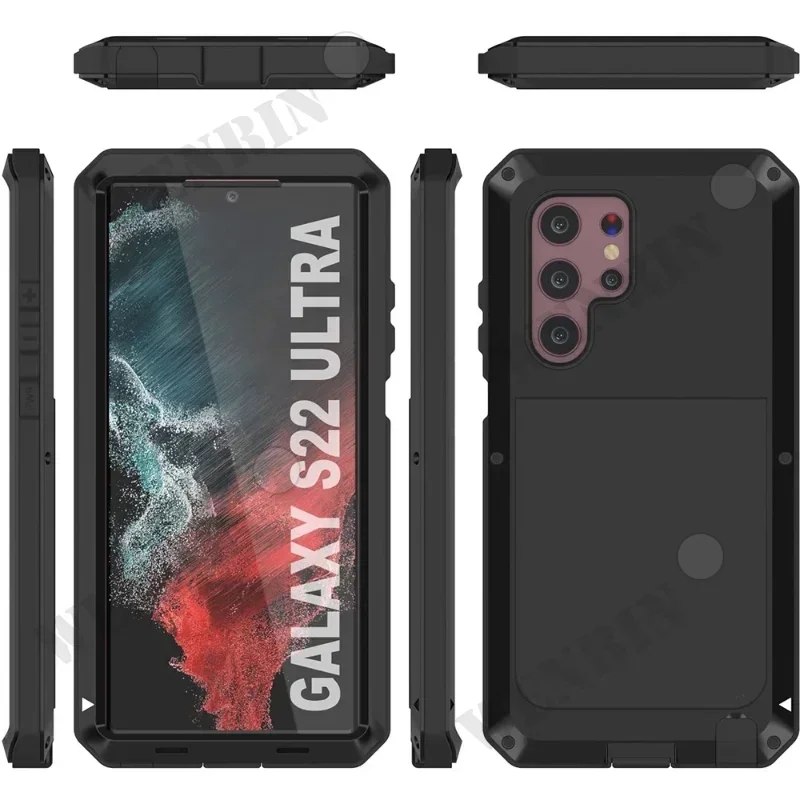 Luxury Doom Armor Heavy Duty Metal Phone Case Cover