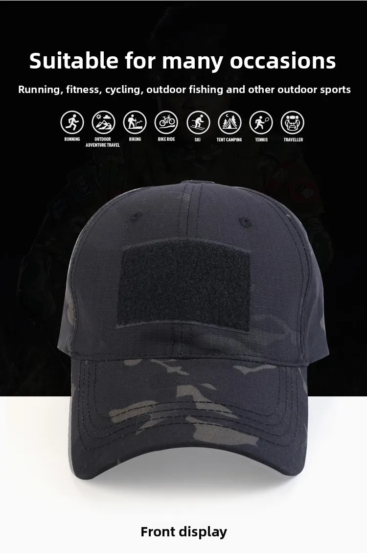 1 Stück Russische Taktische Tarnmuster-Baseballkappe für Herren, Sommer-Outdoor-Sport, Wandern, Angeln, UV-Sonnenschutz, Camo-Mütze, Snapback-Kappe – Detail 5