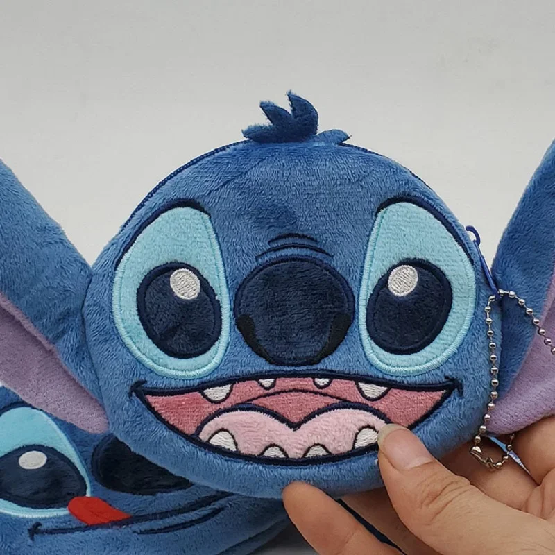 

Disney Stitch Plush Coin Purses Mini Coin Wallet Storage Bag Card Holder Credit ID Wallet Pocket Women Girls Female Coin Toys