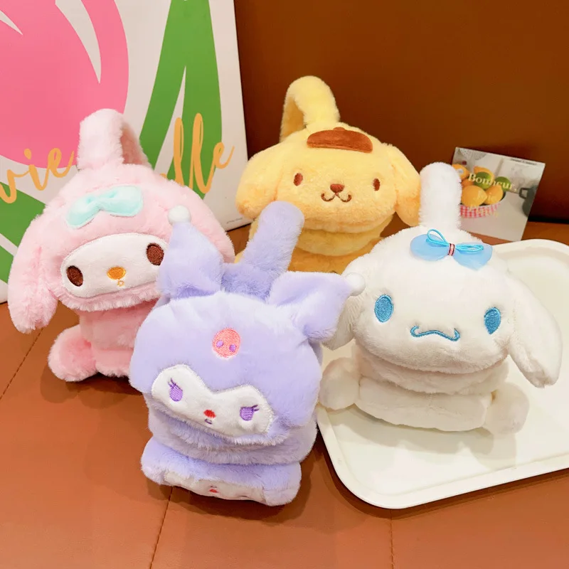 

Kawaii Sanrio Anime My Melody Kuromi Pompompurin Cute Cartoon Children Earmuff Sweet Keep Warm Earmuff Girly Heart