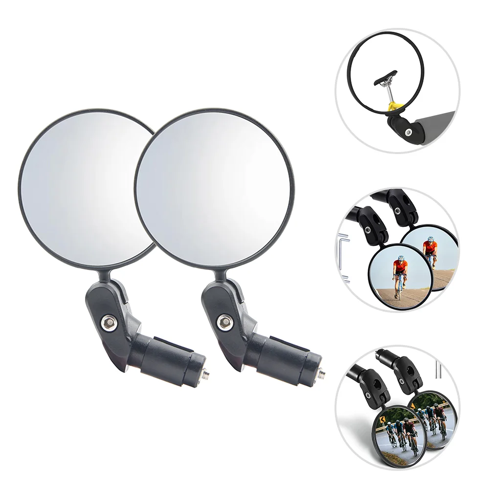 

1 Pair of Bicycles Rearview Mirror Rotatable Bike Rear Mirror Handlebar Mirror
