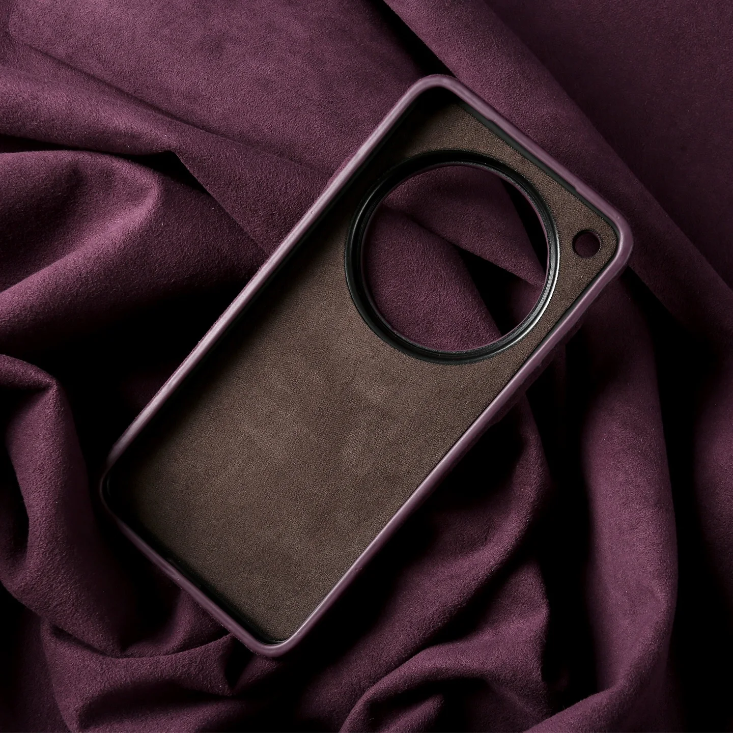 Premium Full Coverage Magnetic Case with Alcantara and Magsafe Compatibility - Supercar Suede Finish