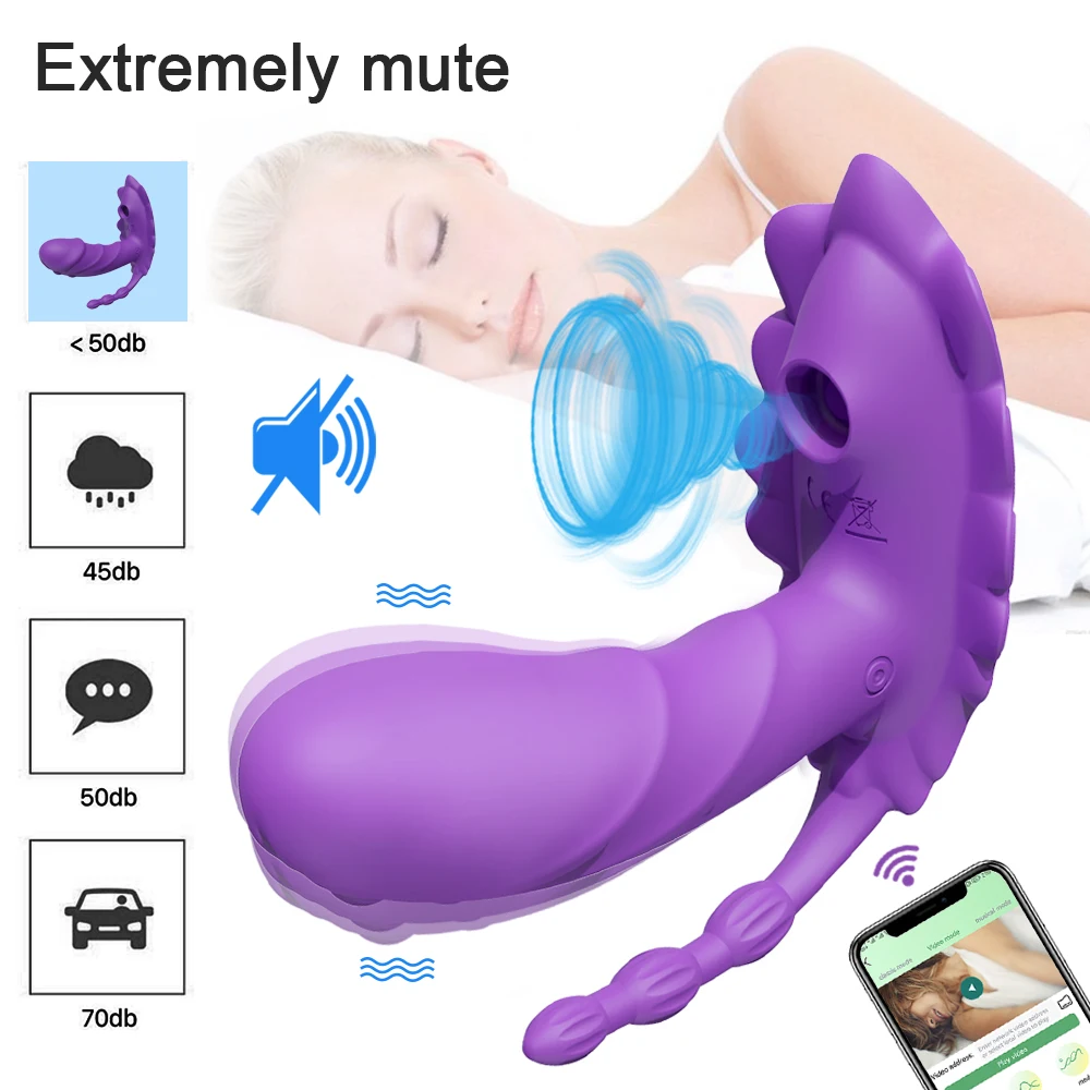 Wireless Sucking Vibrator Nipple Clit Sucker Dildo Women G-Spot Massager  Sex Toy