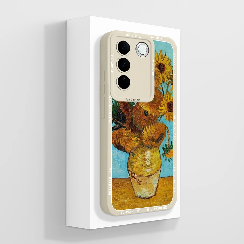 Cartoon Style Liquid Silicone Back Cover - Fashionable and Trendy Phone Case