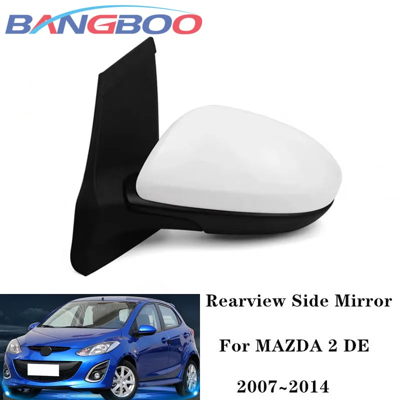 Car Outer Rearview Side Mirror Assy For Mazda 2 De 2007 2008 2009 2010