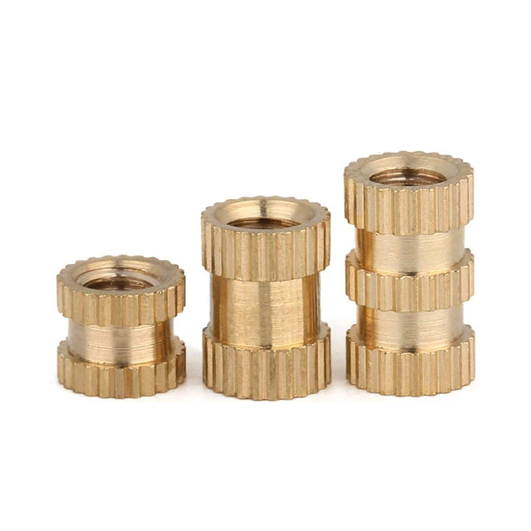 Brass Insert Nut M2 M2.5 M3 M4 M5 M6 M8 Injection Molding Knurled Thread Inserts Nuts 50pcs/lot