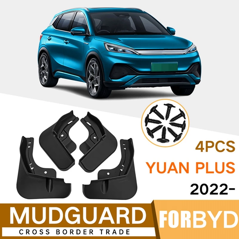 

Брызговик для автомобиля BYD Atto 3 Yuan Plus EV 2021-2023, черный