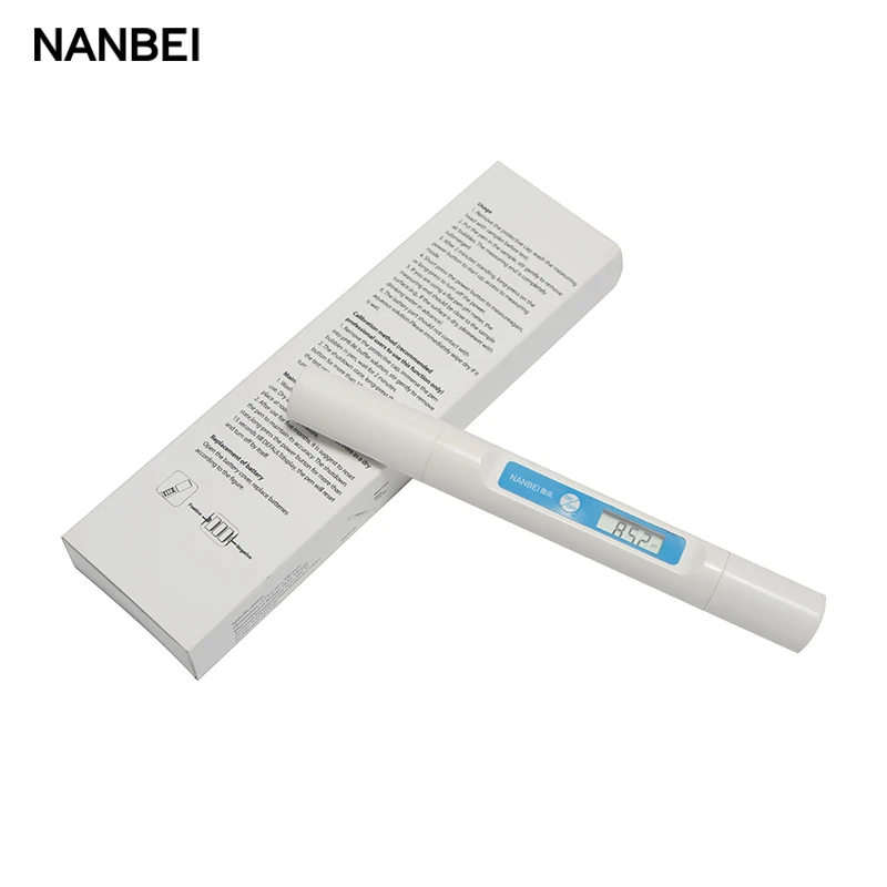 

LCD Quality Skin Body Food Clothes Water pen pH meter tester