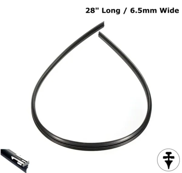 

Universal Wiper Blade Refill Strip Vehicle 28\\\" Cut Size Replacement Rubber Rubber & Silicone Hot Sale Durable