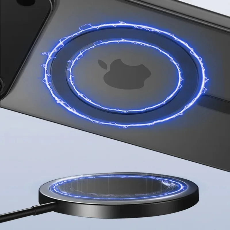 Luxury Ultra Thin Magnetic Translucent Matte Case with Clear Back Cover