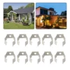 CLIPS Tool Holder 10pcs 6-28mm OPEN TYPE Replacement SPRING TERRY CLIPS Professional Portable Practical Accessories 5