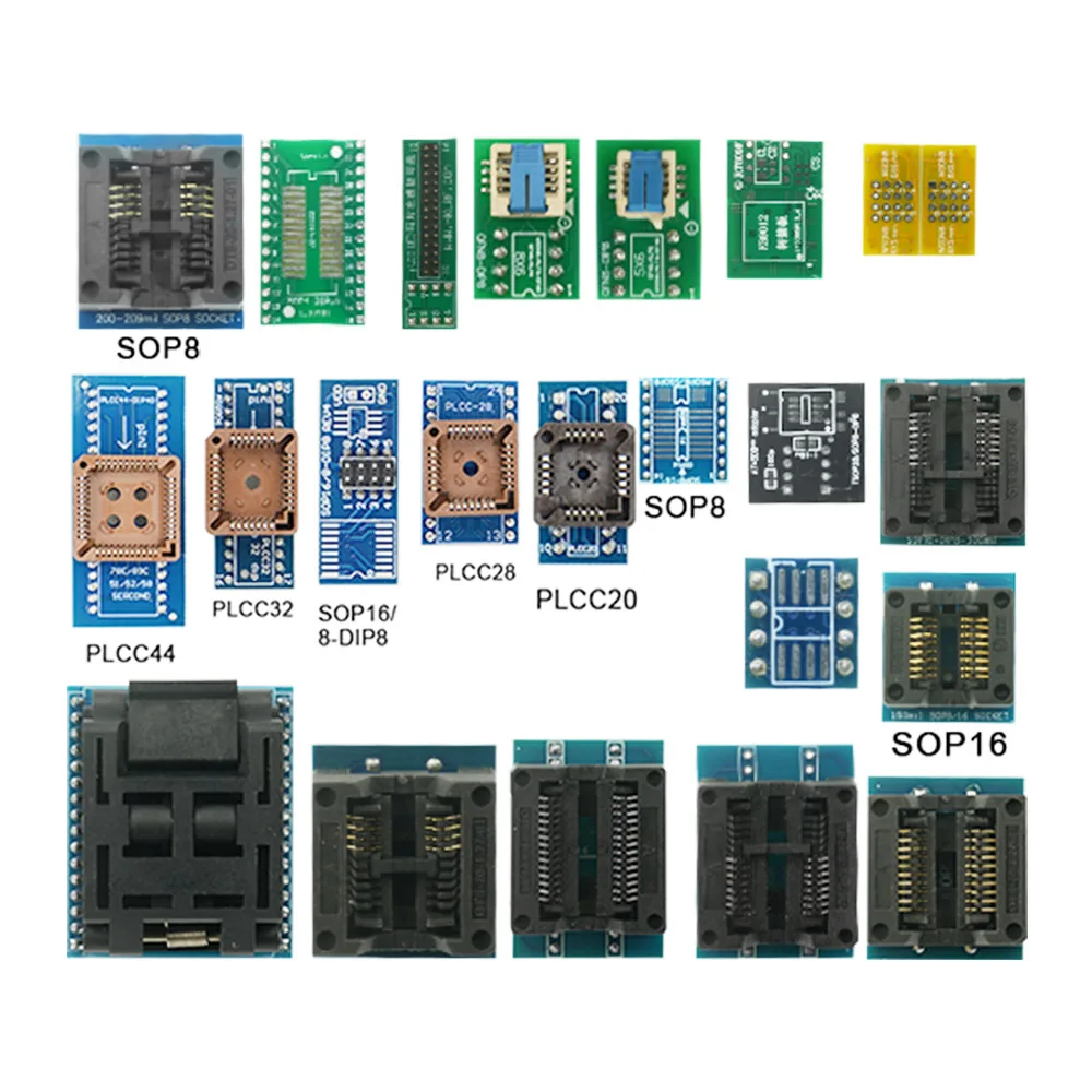 Universal Programmer Original Newest TL866 3rd Generation T48 Universal Programmer High speed Programmer with Full Adapters +test Clip PIC Bios