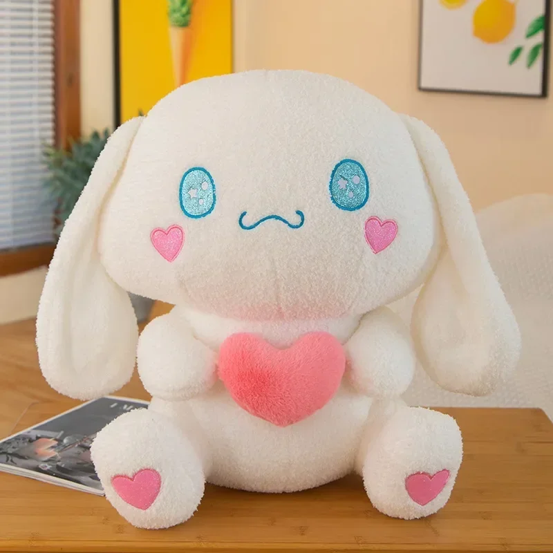 

Новинка 2023, Sanrio Cinnamoroll, плюшевые игрушки, мультяшная серия лекарств, милые обнимающие сердца, Cinnamoroll, плюшевая кукла, украшение, подарок на день рождения