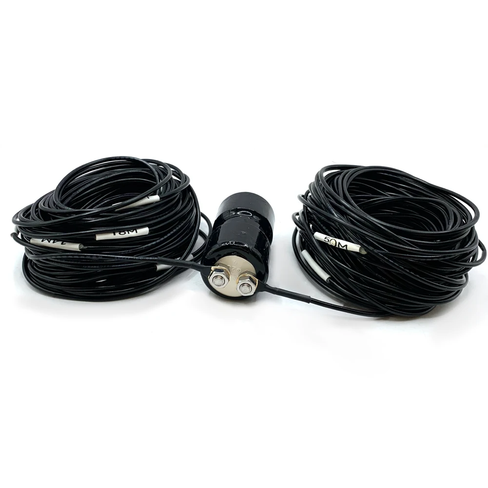5-50MHz HF Horizontal Dipole Antenna Horizontal Balun Antenna Wideband End Fed for Emergency Communication