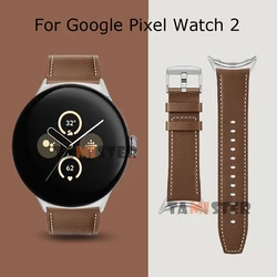 For Google Pixel Watch 2 Strap Leather Replacement Wristband Correa Bracelet For Google Pixel Smart Watch Band Belt Accessories