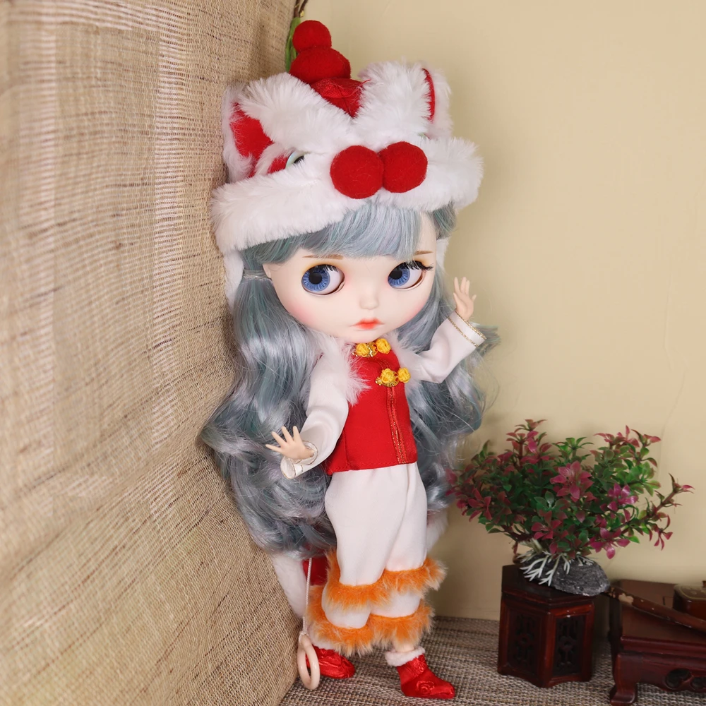 Neo Blythe Doll Christmas Dress With Hats 11