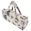 Floral Pattern Sweater Organizer Bag Woven Fabric Dustproof Large Capacity Crafts Knitting Clothes Storage Bags  For Closet 6