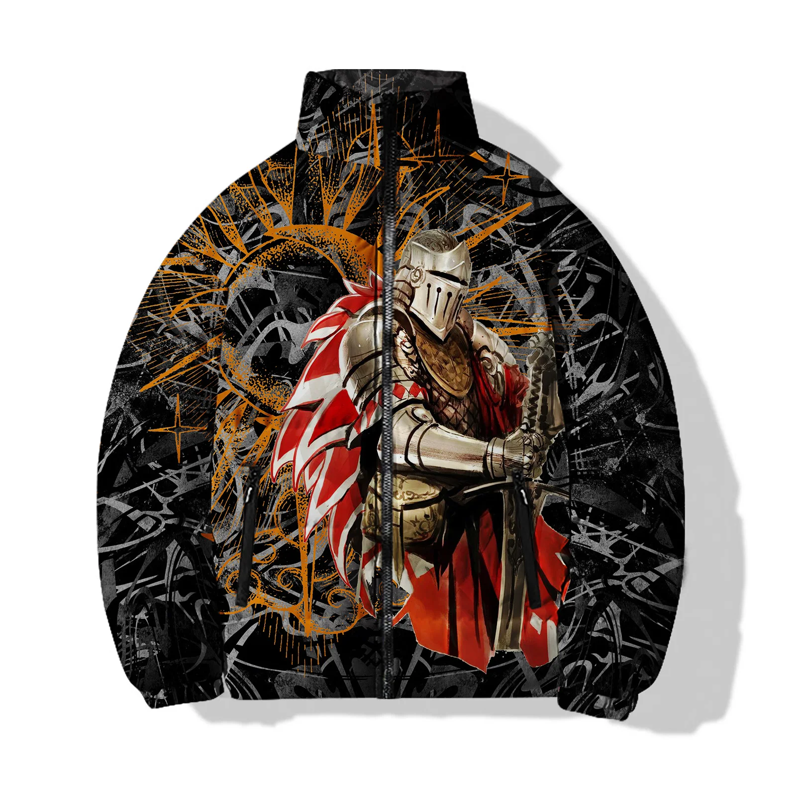 thumbnail image 1 of Chaquetas geniales para hombre, abrigos de caballero para hombre, diseño de guerrero a la moda, abrigo frío de alta calidad para hombre para invierno, rentabilidad para hombre, 1 of 4