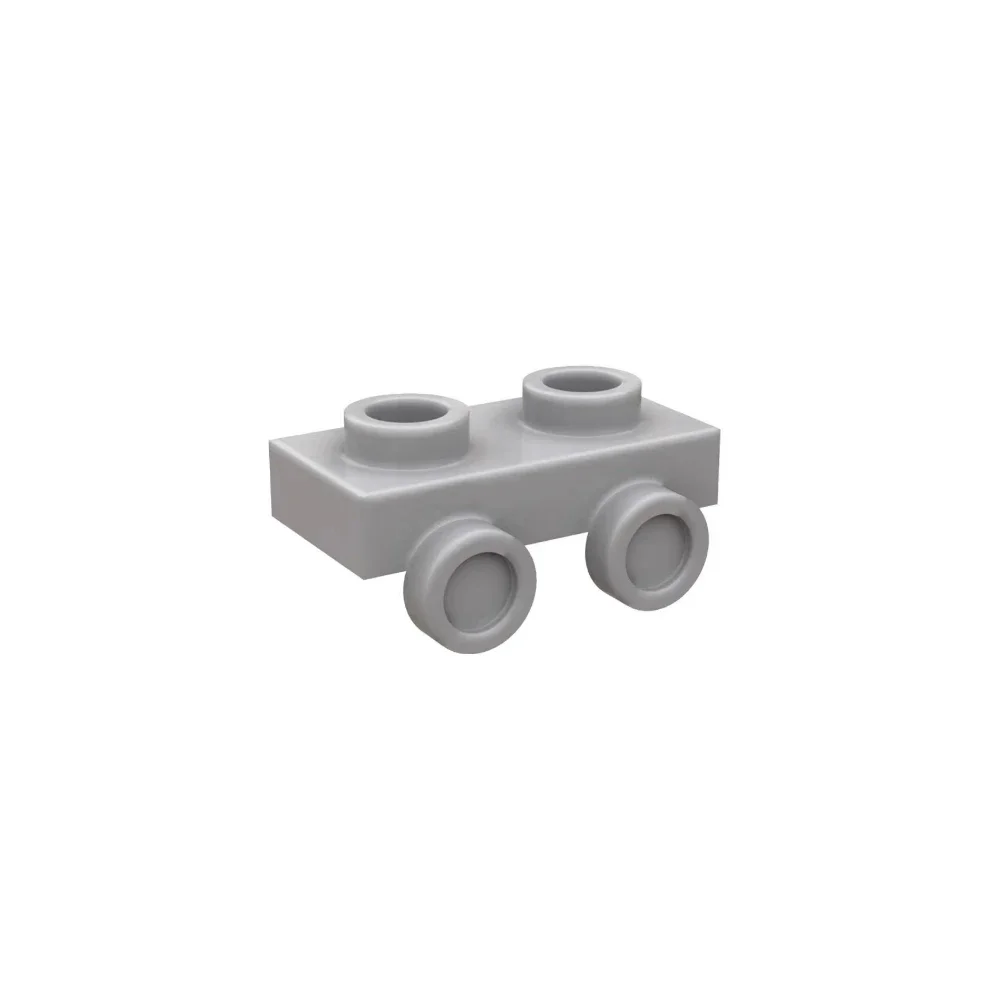 MOC 10PCS 3023 특수 플레이트 1x2 두 포인트 빌딩 블록 가져 오기 키트 스티어링 브래킷 보드 벽돌 입자 장난감 어린이 선물