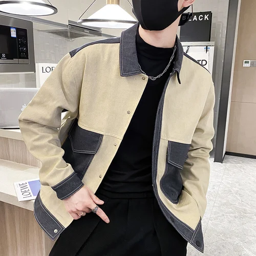 23SS Designer Jacket Mens Senior Street Fashion Denim Jacket Black Blue  Casual Hip Hop Mens Size XS XL From Oafcn, $114.73