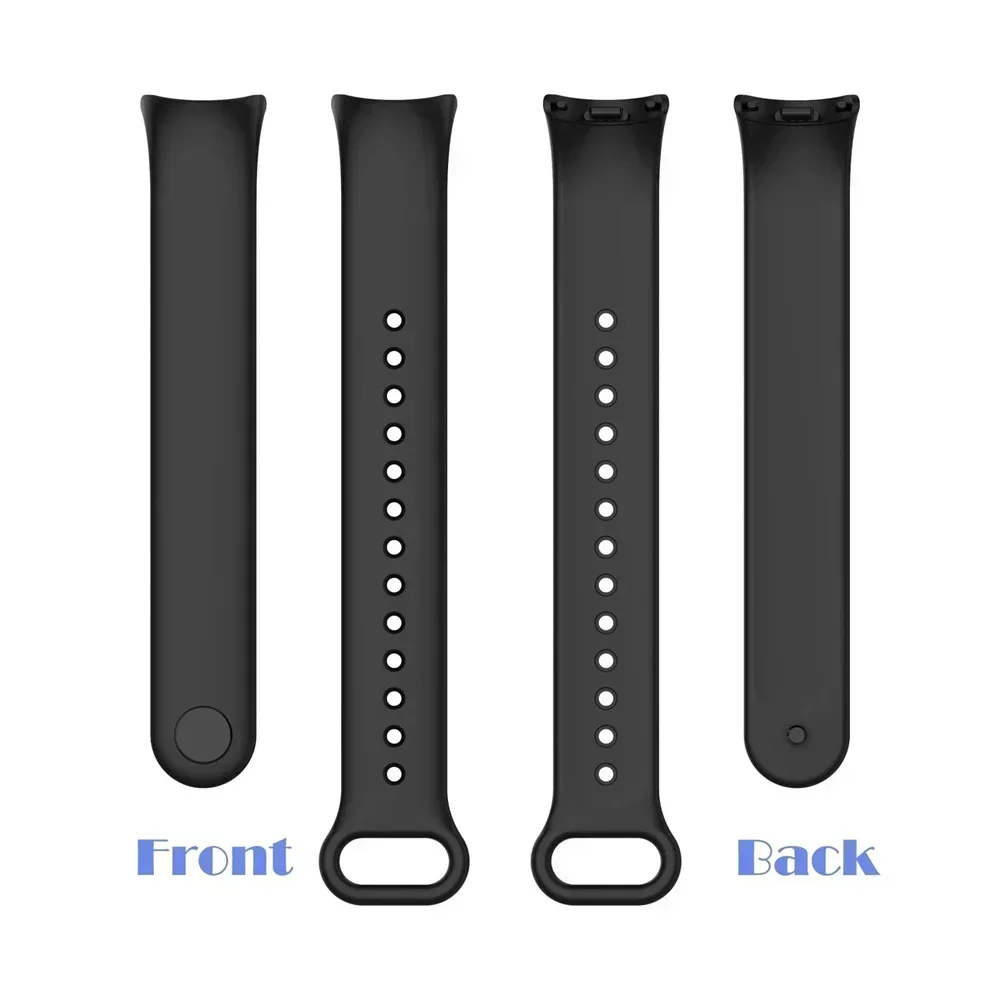 Silicone Strap For Xiaomi Mi band 8-8 NFC Sport Belt Replacement miband8 Bracelet waterproof smart band 8 watchband Accessories