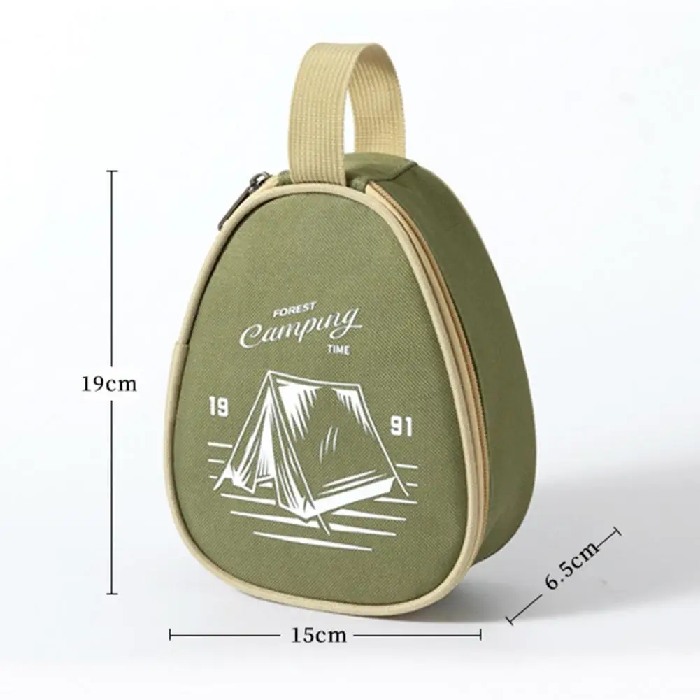 Sierra Cup Tableware Storage Bag Large Capacity Zipper Closure Waterproof Camping Travel Cookware Organizer Bag