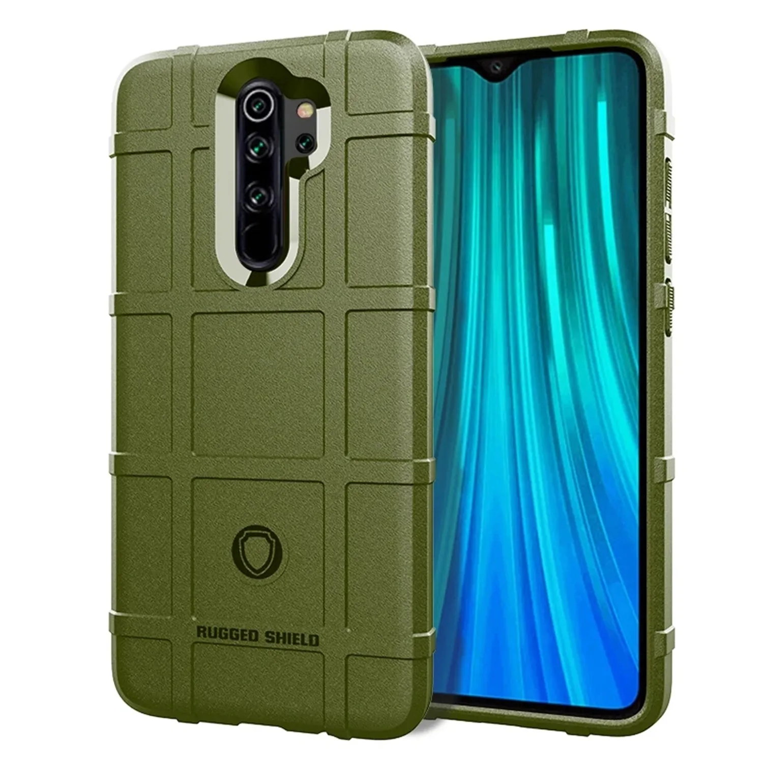 For Xiaomi Redmi Note 8Pro Armor Shield Case Soft Silicone Back Cover for xaomi redmi note8 pro Anti Knock Matte Phone Cases 6