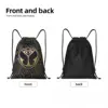 Custom Tomorrowland Drawstring Backpack Bags Lightweight Belgian Electronic Dance Music Gym Sports Sackpack Sacks for Yoga 2