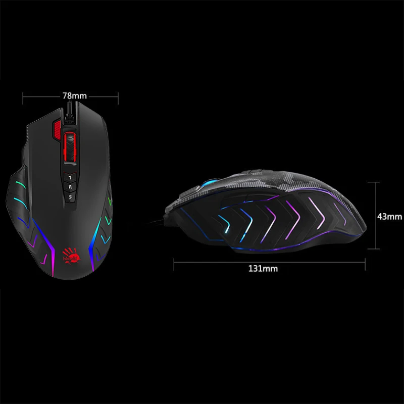 Redragon M693 - Mouse da gioco wireless, 8000 DPI con connessione 3