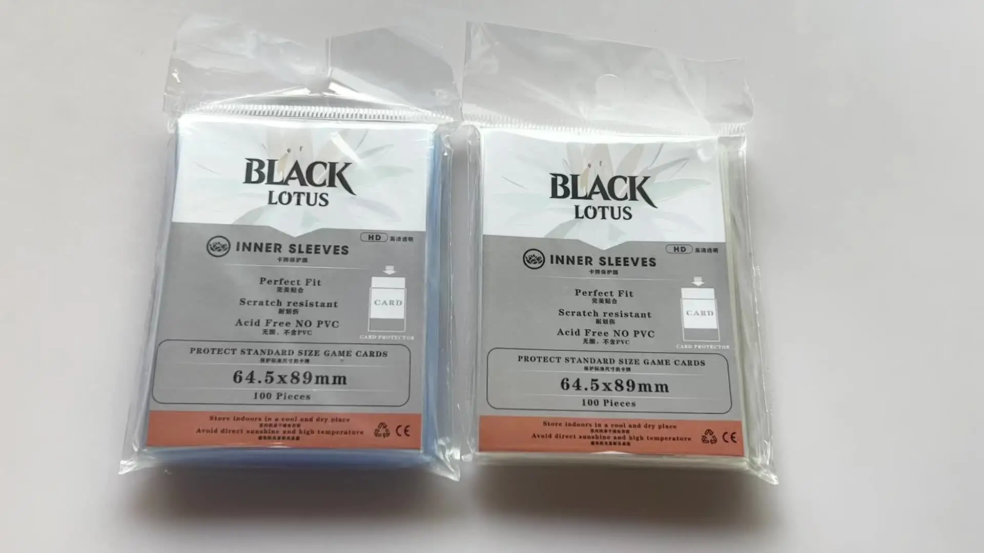 Black Lotus Acid Free Transparent Perfect Fit Cards Sleeves Perfect Size  Clear Inner Card Cover for MGT/PKM/LOR/STAR 64.5x89mm - AliExpress 18