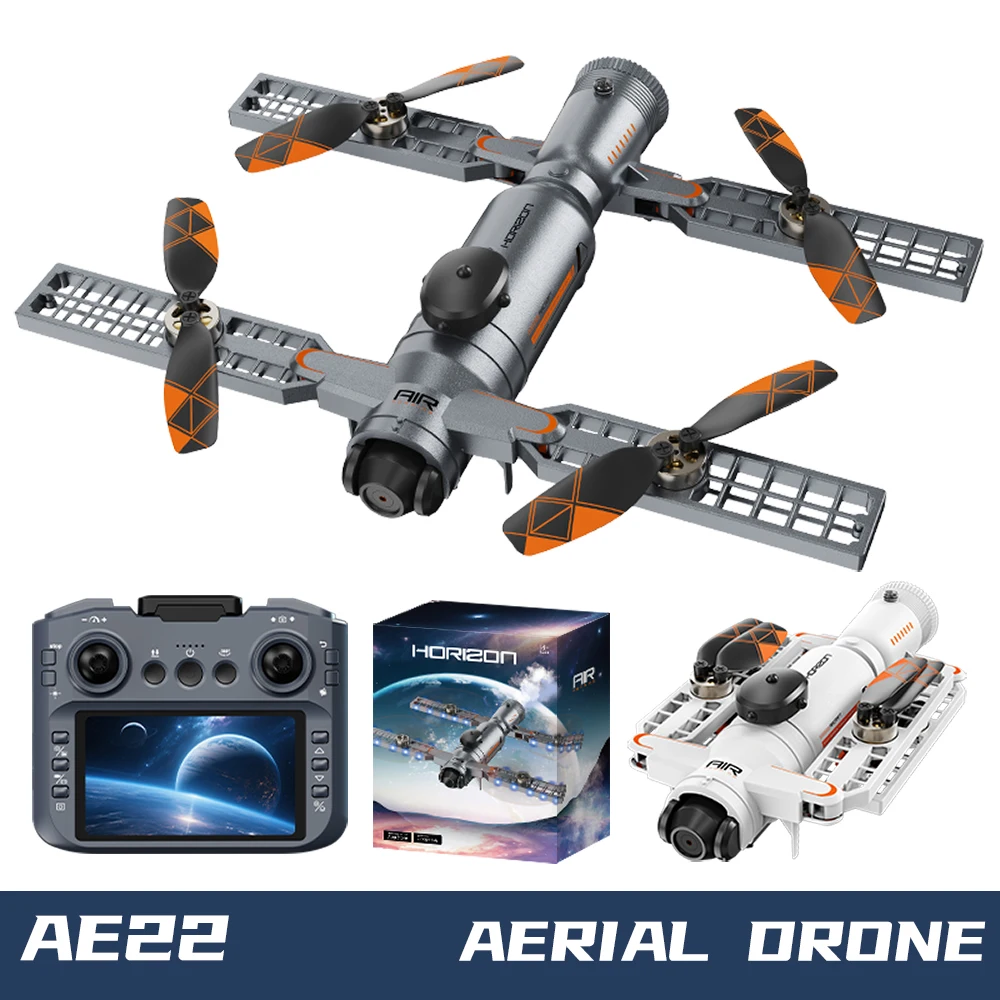 Drone Leggero con Motore Brushless, Schermo LCD a Colori da 4.5 Pollici, Telecomando, Fotocamera Regolabile, Giocattolo Regalo per Ragazzi - immagine 2