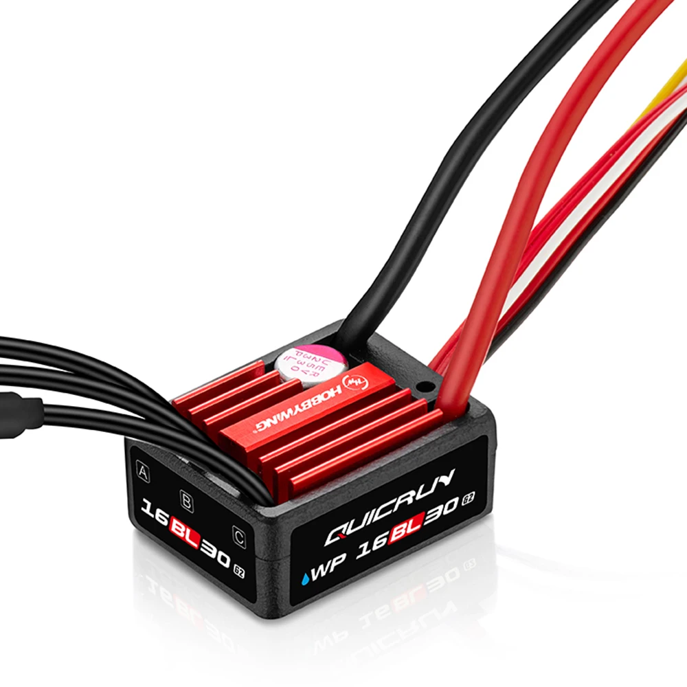 ホビーウィング　ESC クイックラン HOBBYWING QuicRun WP 16BL30 G2 30A Brushless ESC for 1/16 1