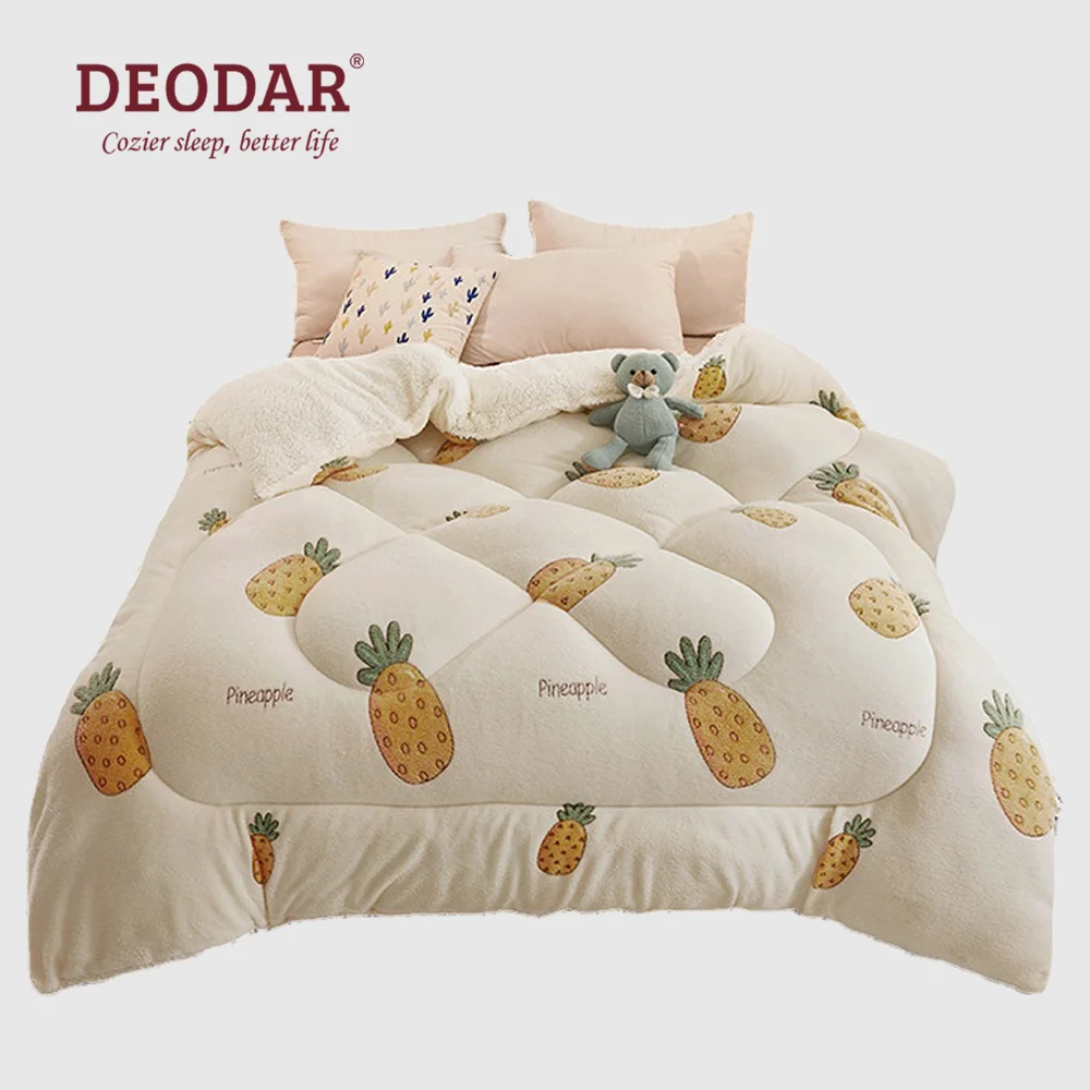 Deodar Simple Autumn and Winter Skin friendly Thickened Soft Flannel