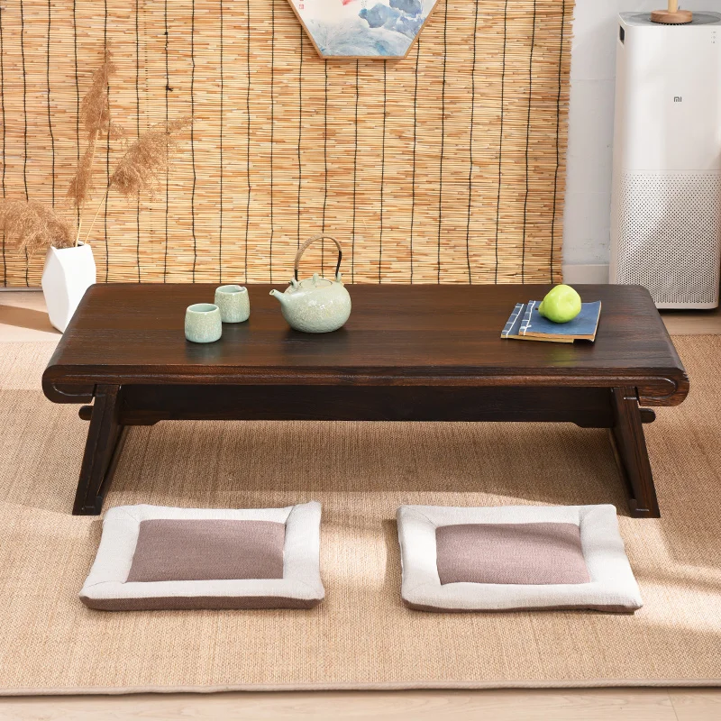 Tavolo da tè basso asiatico giapponese/cinese in legno Tavolo da
