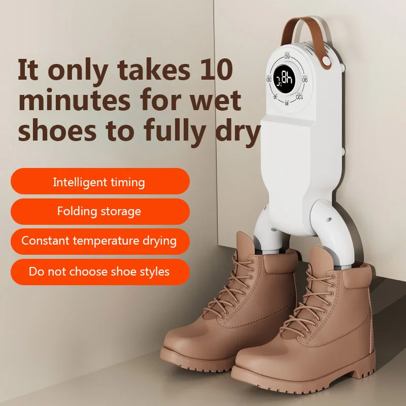 Intelligent Timer Shoe Dryer Adjustable Foldable Footwear Dryer Quick Drying Deodorizing Sterilizing Shoe Dryer Heater for Shoes 2