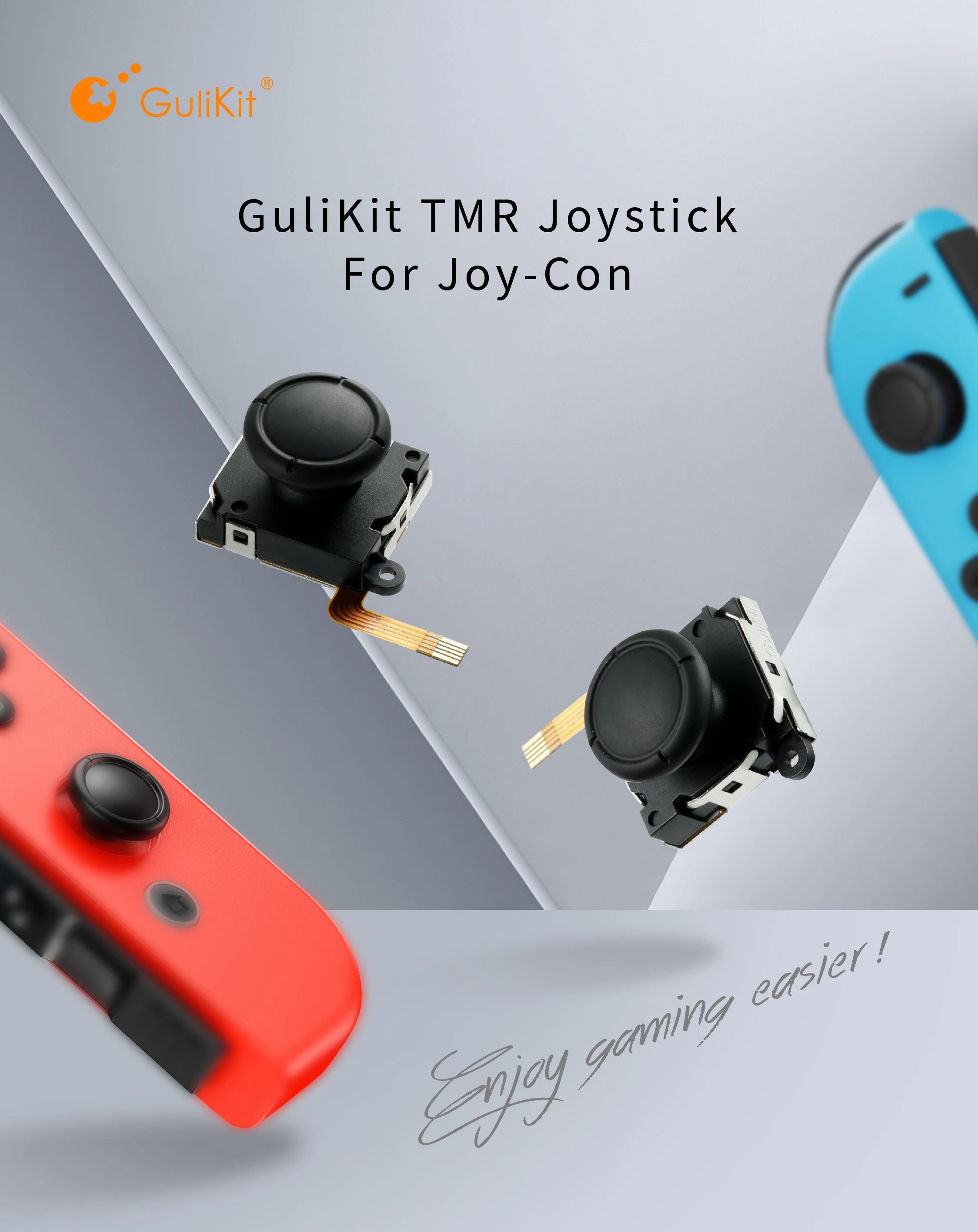 GuliKit TMR Sensing Joystick for JoyCon Replacement No Drifting