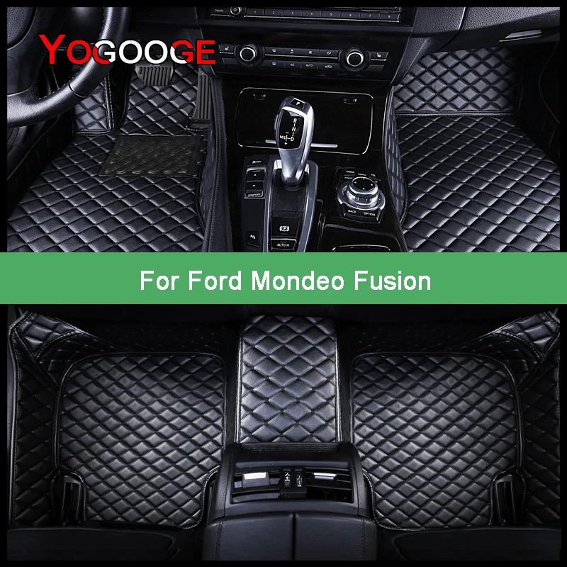 Yogooge Car Floor Mats For Ford Mondeo Fusion Foot Coche Accessories