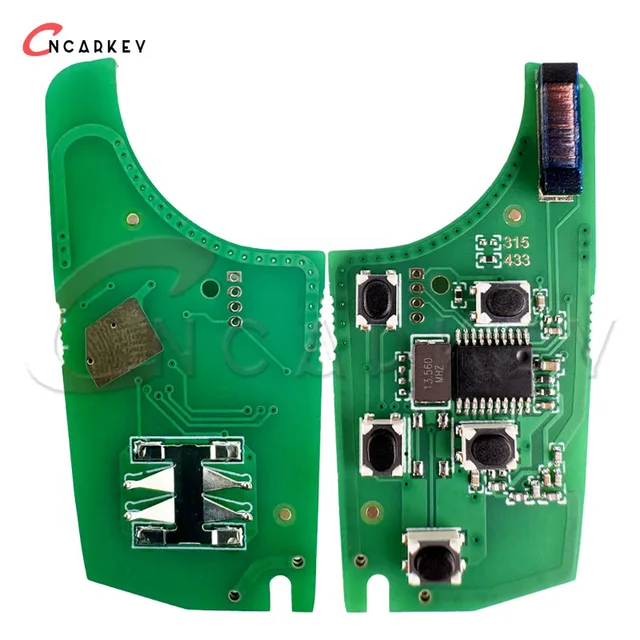 รีโมทกุญแจรถแบบไม่ใช่ Smart Key สำหรับ Opel Vauxhall Adam Insignia Karl Mokka Zafira C Astra J Cascade Corsa E ชิป ID46 HU100 315 433 Mhz 2
