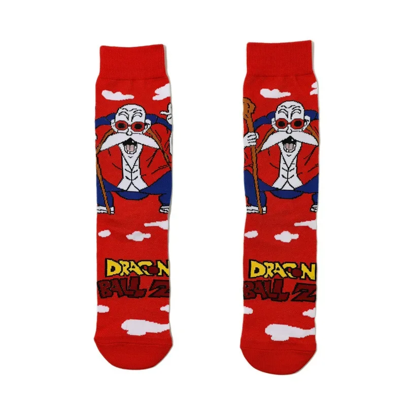 Legrační ponožky anime dragonball děvče xnxx schéma vegeta syn goku mid-tube ponožky kreslený ležérní sportovní ponožky combed bavlna unisex