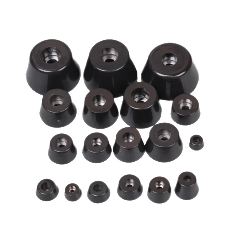 1packBlackRubberFeetChairFloorProtectorNonslipFurnitureFoot