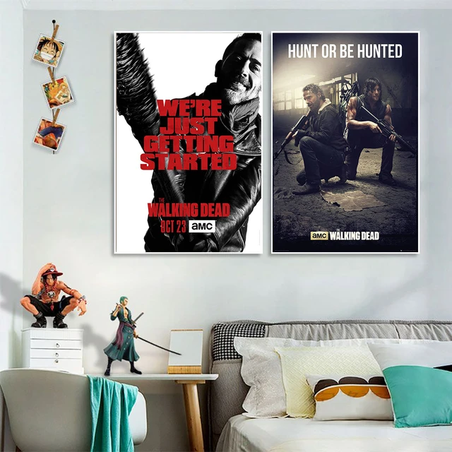 Hot The Walking Dead Season 7 Classic Movie Kraft Paper Poster Bar Cafe  Living Room Dining Room Wall Decorative Paintings - AliExpress