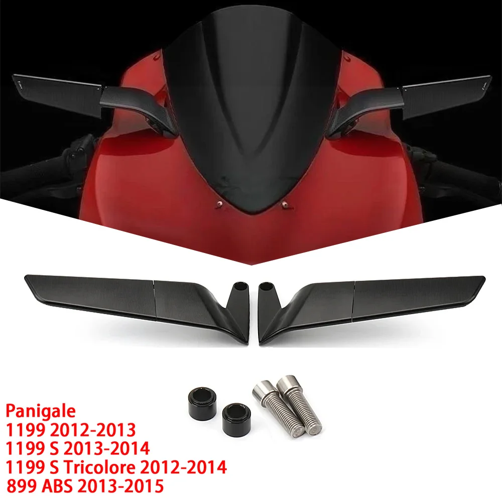 

Rear view Mirrors For Ducati Panigale 1199 S Tricolore PANIGALE 899 ABS Motorcycle Rearview Mirror Wind Wing Side Mirrors