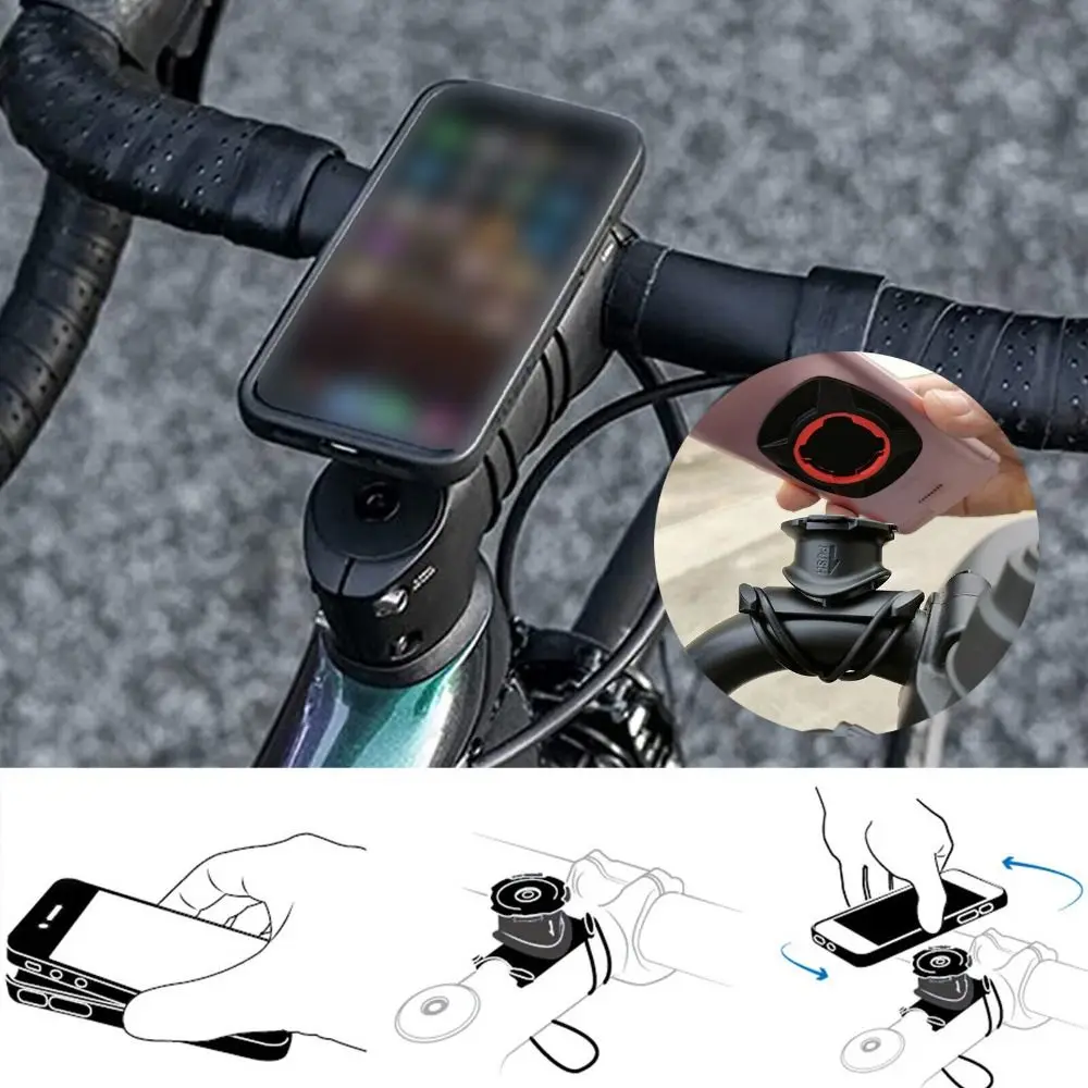 Supporti Universali Per Telefoni Cellulari Supporti Per Quad-Lock Mountain Bike Ciclismo Phone Rack Strap Kit Supporto Antiurto